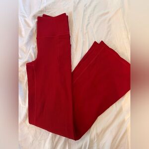 Athleta Red Leggings